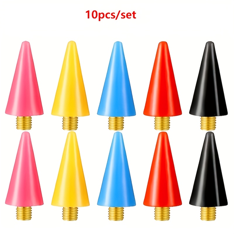 10pcs Of Self-adhesive Drill Pen Refills, Suitable For 5d Diy Painting Crafts, Nail Art Dotting Pens For Selecting Nail Gems And Jewelry, Diamond Painting Tool Replacement Wax Tips Accessories.