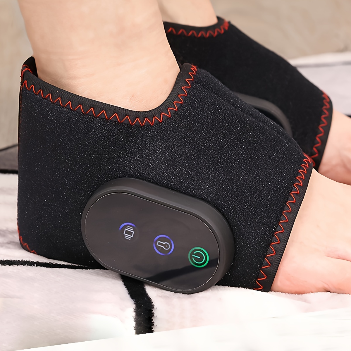 

2pcs Usb Ankle Warmers With Foot Massage - Suitable For Men And Women - 36v Or Voltage - 2000mah Battery Capacity - Rechargeable Lithium-ion Batteries