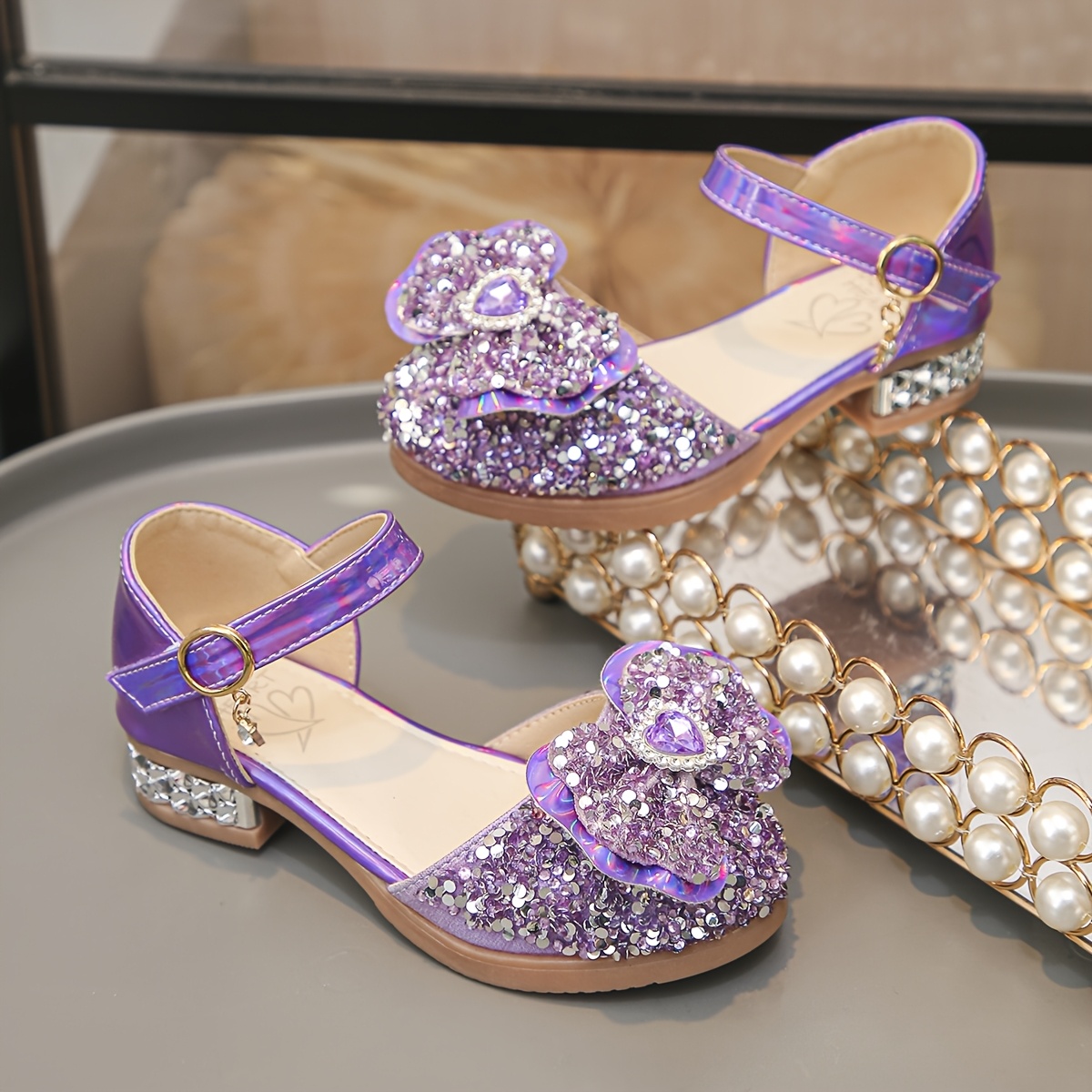purple dress with gold shoes Is and dressy enough? Poly/Spandex Model is wearing a size Small purple dress with gold shoes