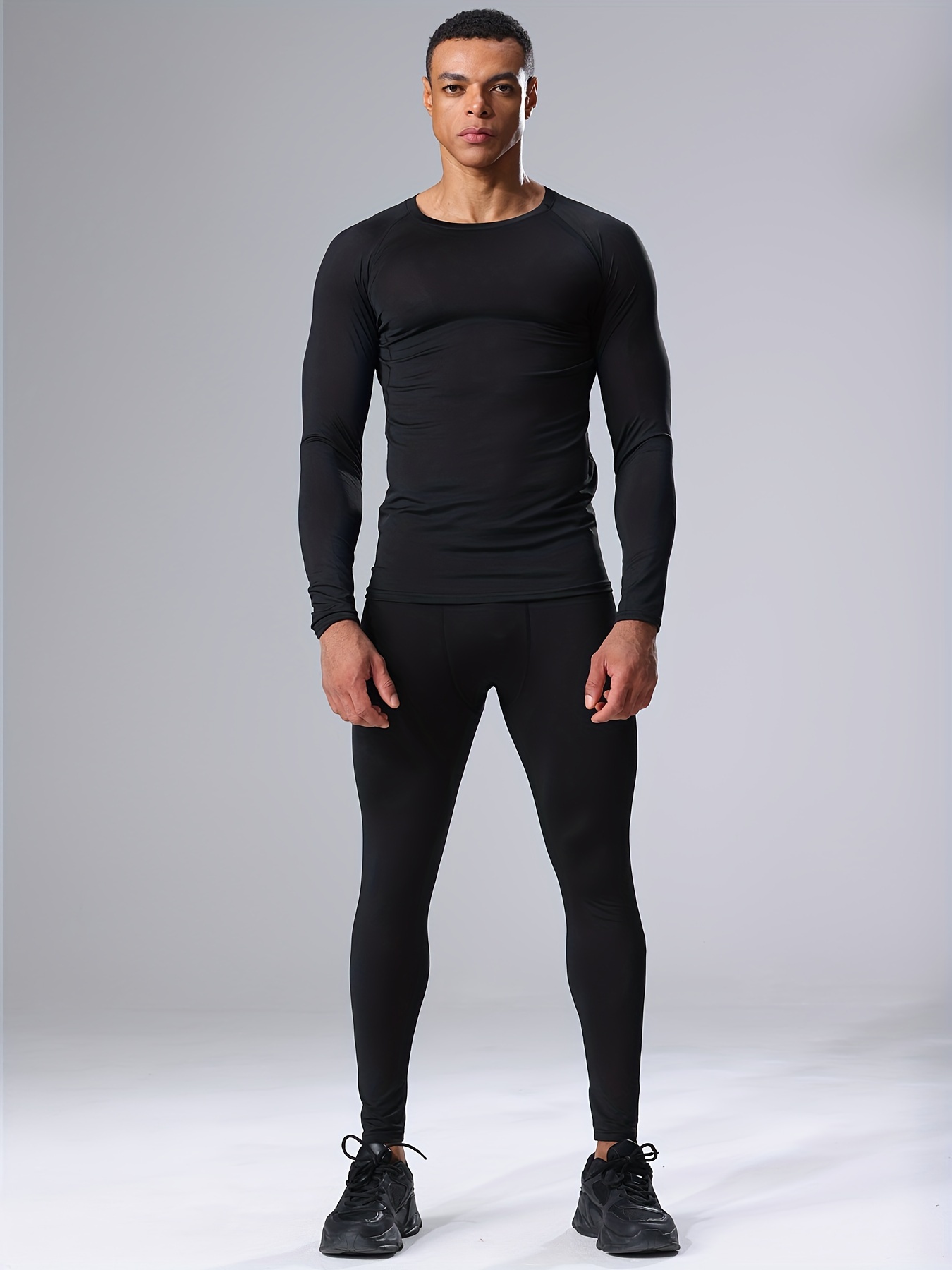 Mallas Ropa Compresiva Hombre Set Ropa Deportiva Compresión Hombre