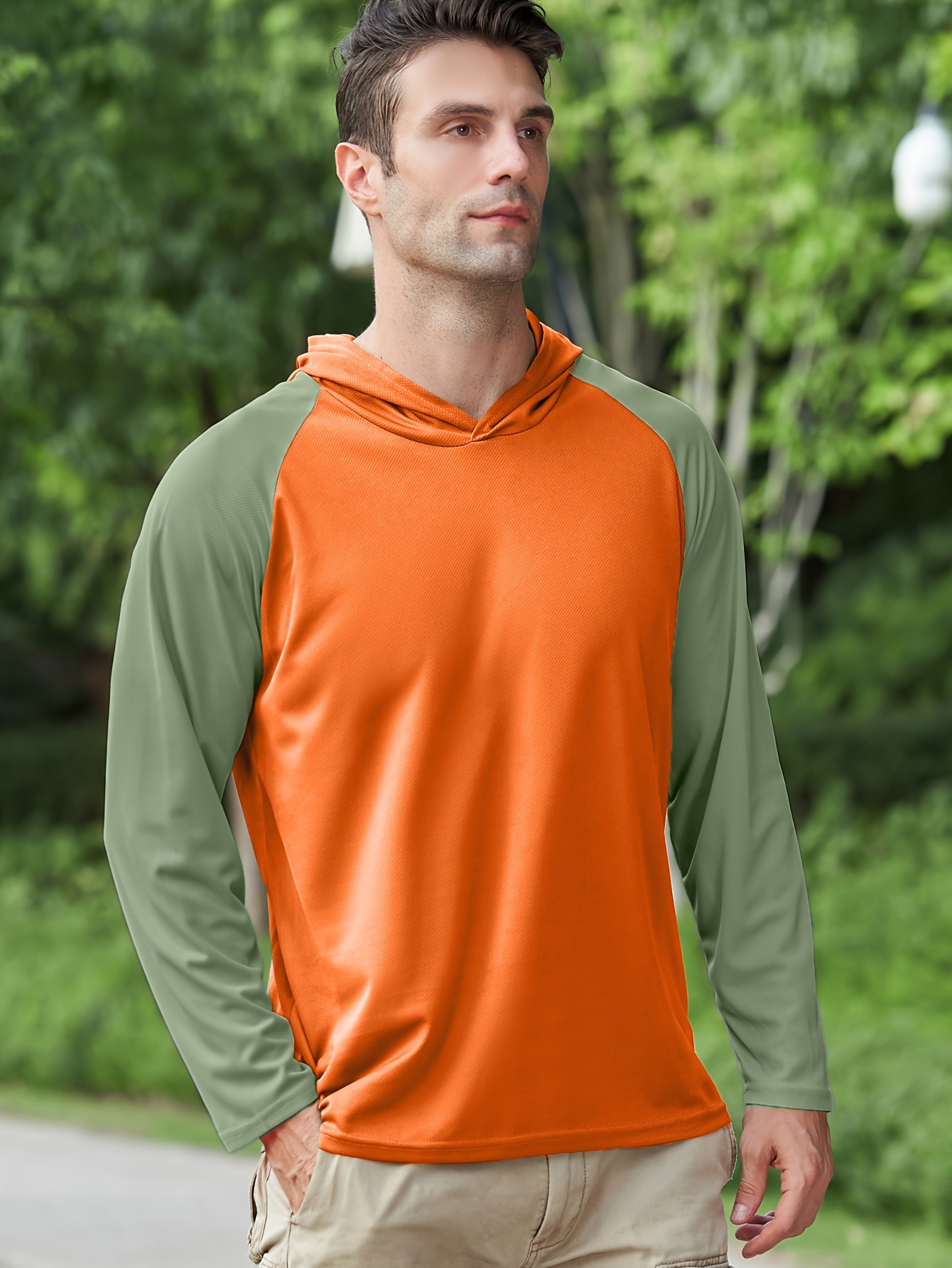 Fashionable Versatile Men's Contrast Colors Casual Cotton - Temu
