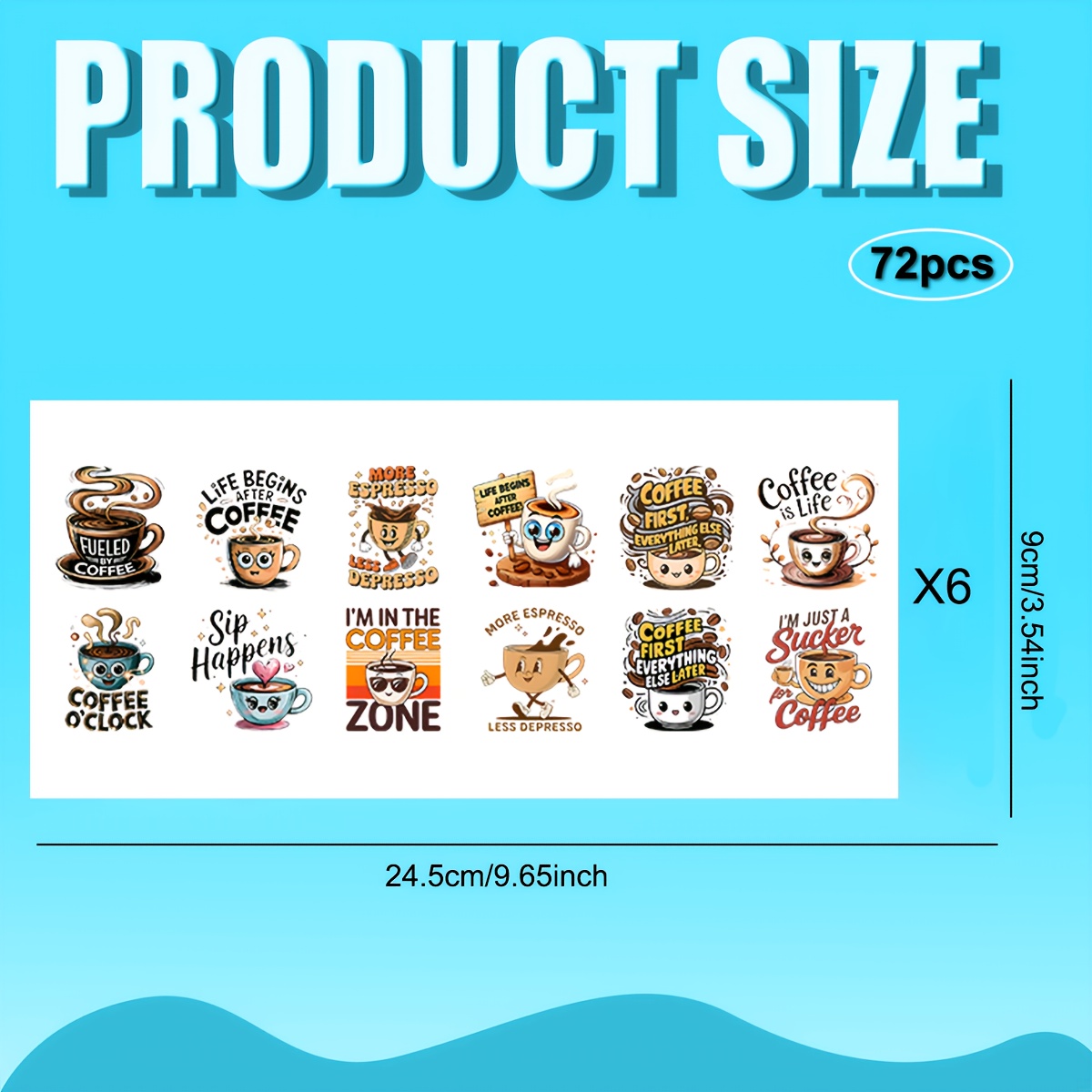 TEMU 72pcs -themed Keychain Transfer Paper - Vibrant, Waterproof Uv Dtf For And Floral Patterns, Suitable For Diy Crafts, Keychain Accessories, And
