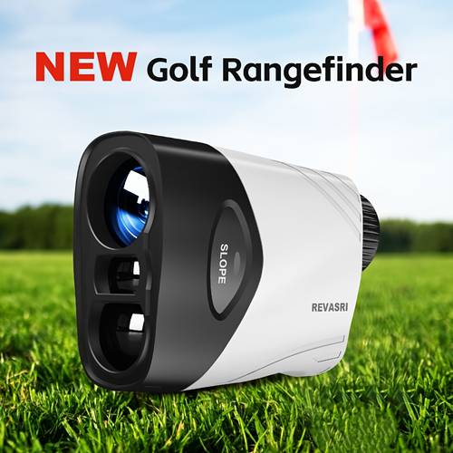 laser de golfe com compensação de inclinação, alcance ajustável, bloqueio de bandeira e , alcance de 1000 jardas, telescópio monocular com ampliação de 6x, carregamento usb-c com íman