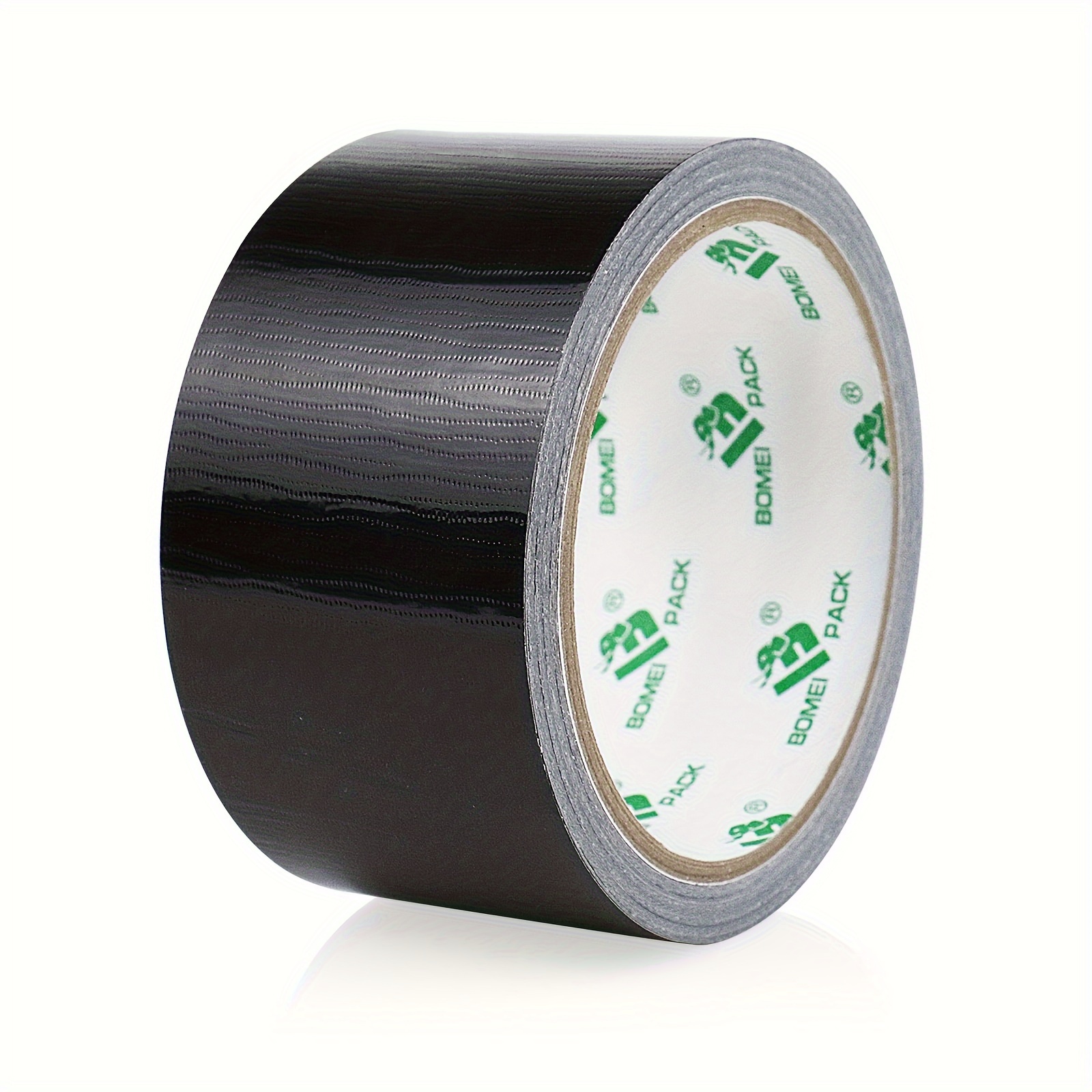 TEMU Pack, 1 Roll - Duct Tape - Black 33 Feet X 1.98 Inch - Strong, Flexible, No Residue, And Tear - For Repairs, Industrial, Professional Use, Super