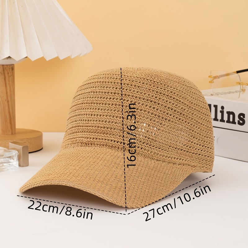 TEMU 【商品名】メンズ＆レディース アウトドア 日焼け止め サンシェード ベースボールキャップ、夏用クールハット、通気性メッシュ、釣りや登山キャップ、様々な頭形に最適、アウトドアサイクリング、旅行に最適、！日本発送