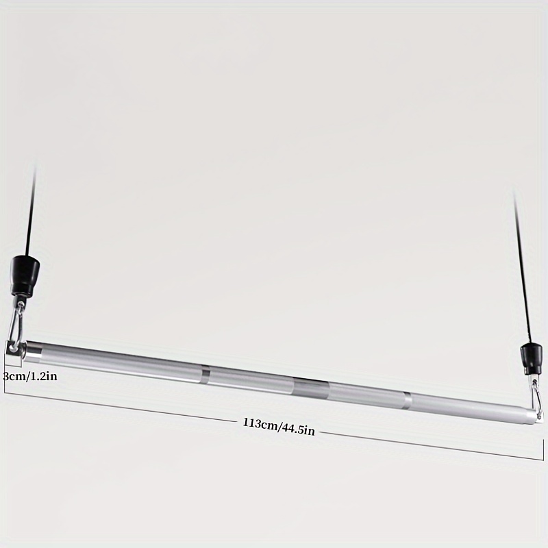 1pc Aluminum Alloy High-Quality Pull Down Handle, Fitness Equipment Accessory for Back Muscle Training, Lat Artillery Rowing Chest Push Handle, Durable Gym Equipment for Strength and Endurance Exercises