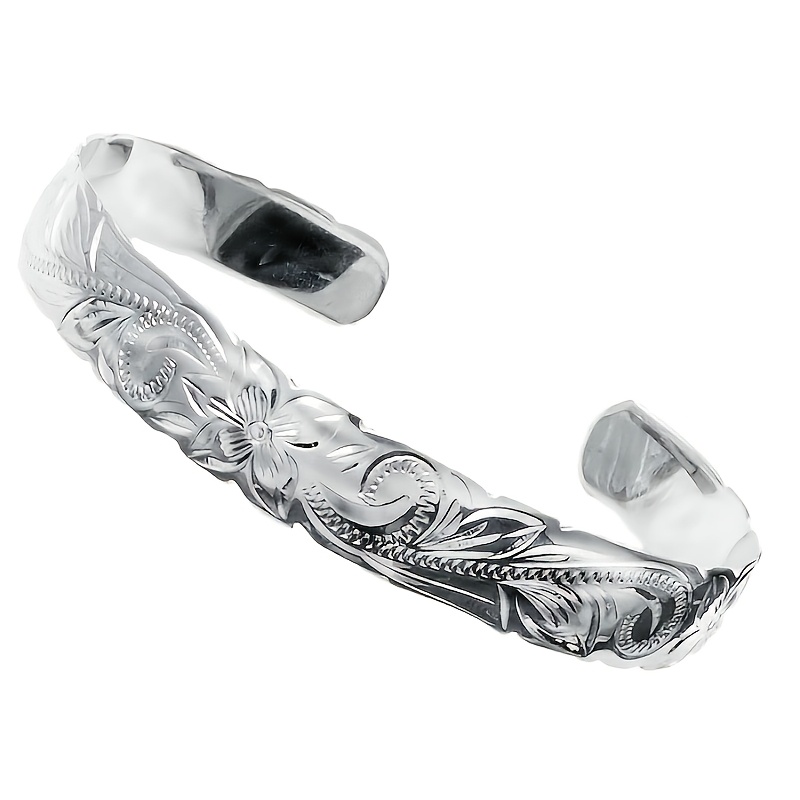 10mm hawaiian cut out cuff bangle       beach jewelry