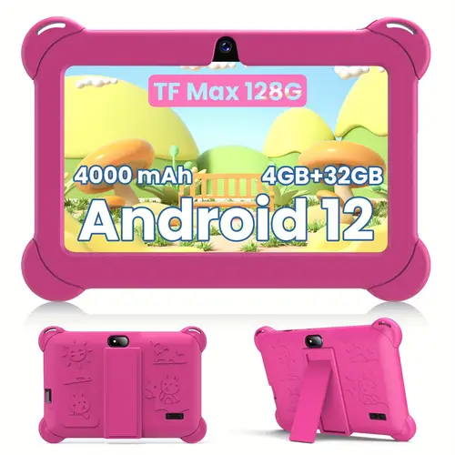 i multilingual tablet 7 inches 12 0 tablet 4gb 32gb storage type c tablet with tablet case mtk core processor 1280 800 ips tablet supports 2 4g wifi built in 4000mah battery with gps glonass bds tablet pad