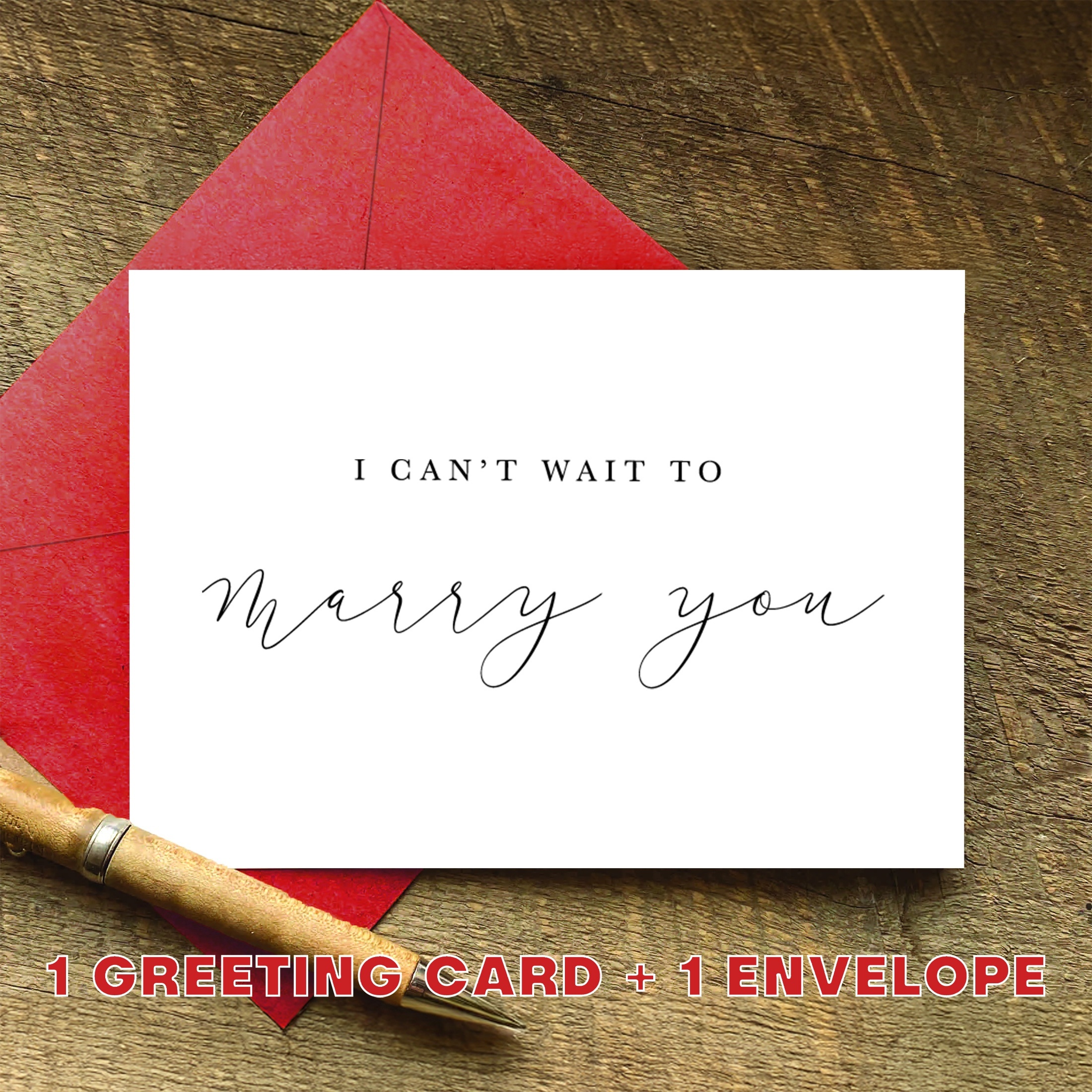 Image of To Card, Wedding Day Card, To My Wife Card, To My Husband Card, Wedding Card, It Was You Including Envelope