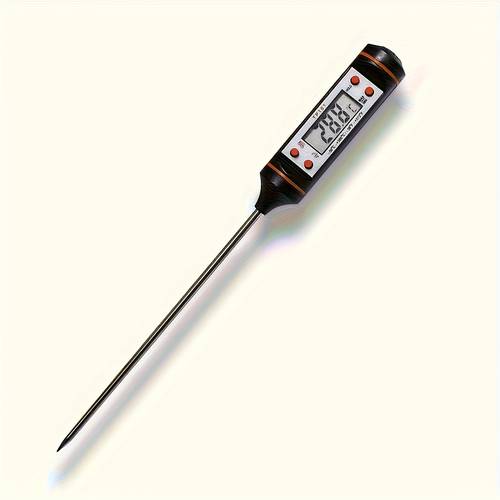 digital kitchen thermometer tp 101 food cooking bbq probe for water milk oil liquid oven temperature measurement battery powered plastic material very battery