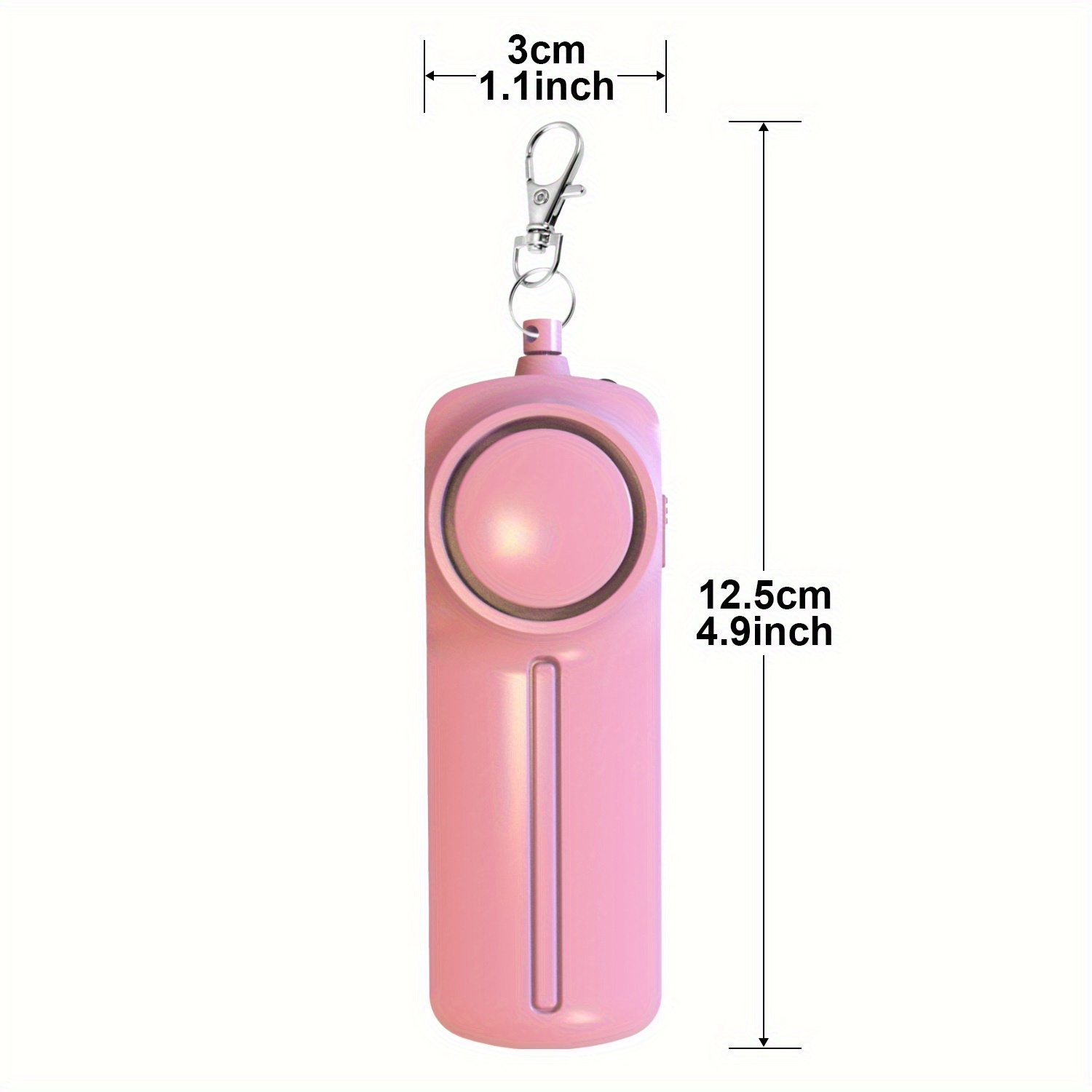 1pc 130db safety sound personal alarm personal safety alarm keychain personal alarm for women men elderly emergency safety alarm Product details 3