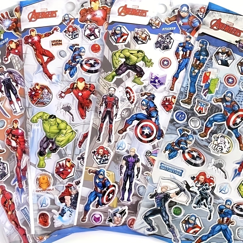 

Marvel Avengers 3d Stickers, Cartoon Anime Stickers, .