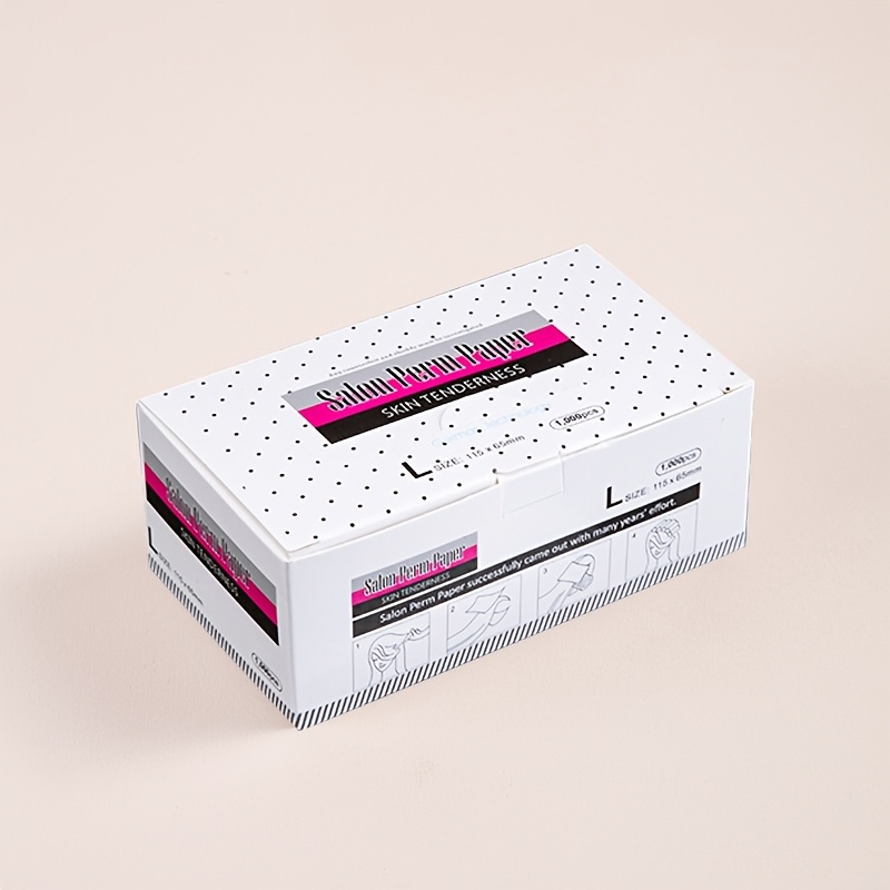 TEMU A Box Contains 1000 Sheets Of Perm Paper, Ultra-thin Disposable Hair Perm Paper Lightweight And Breathable, With Good Flexibility, To Wrap For