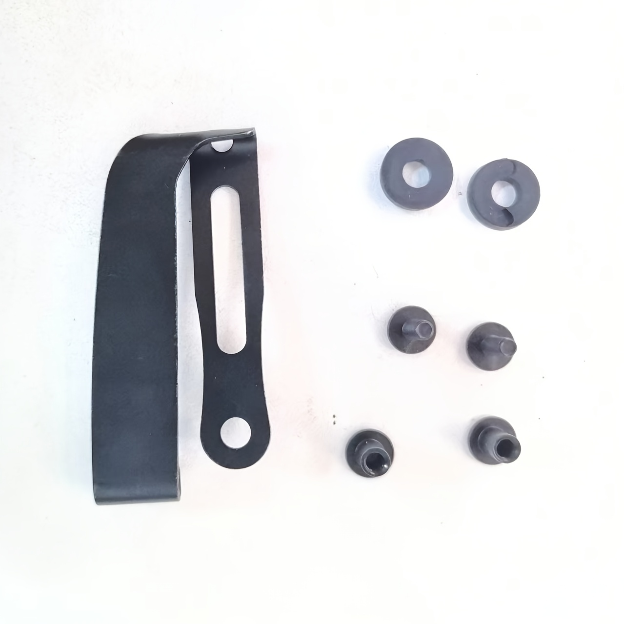 TEMU Clip de ceinture de survie en extérieur 420 en acier inoxydable, tactique, boucle extra épaisse, clip fixe, clip de ceinture, boucle d'outil