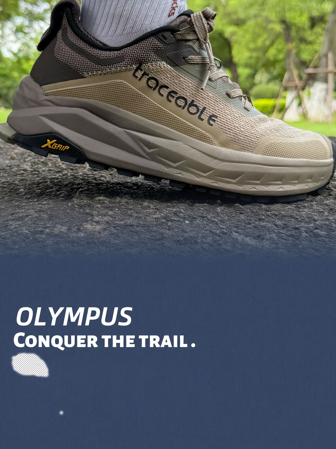 Sneakers, Men's Outdoor Shoes, Anti-Slip Comfortable Casual Shoes, Men's Outdoor Camping Sports Trail Running Shoes, Fashionable and Versatile Trendy Shoes