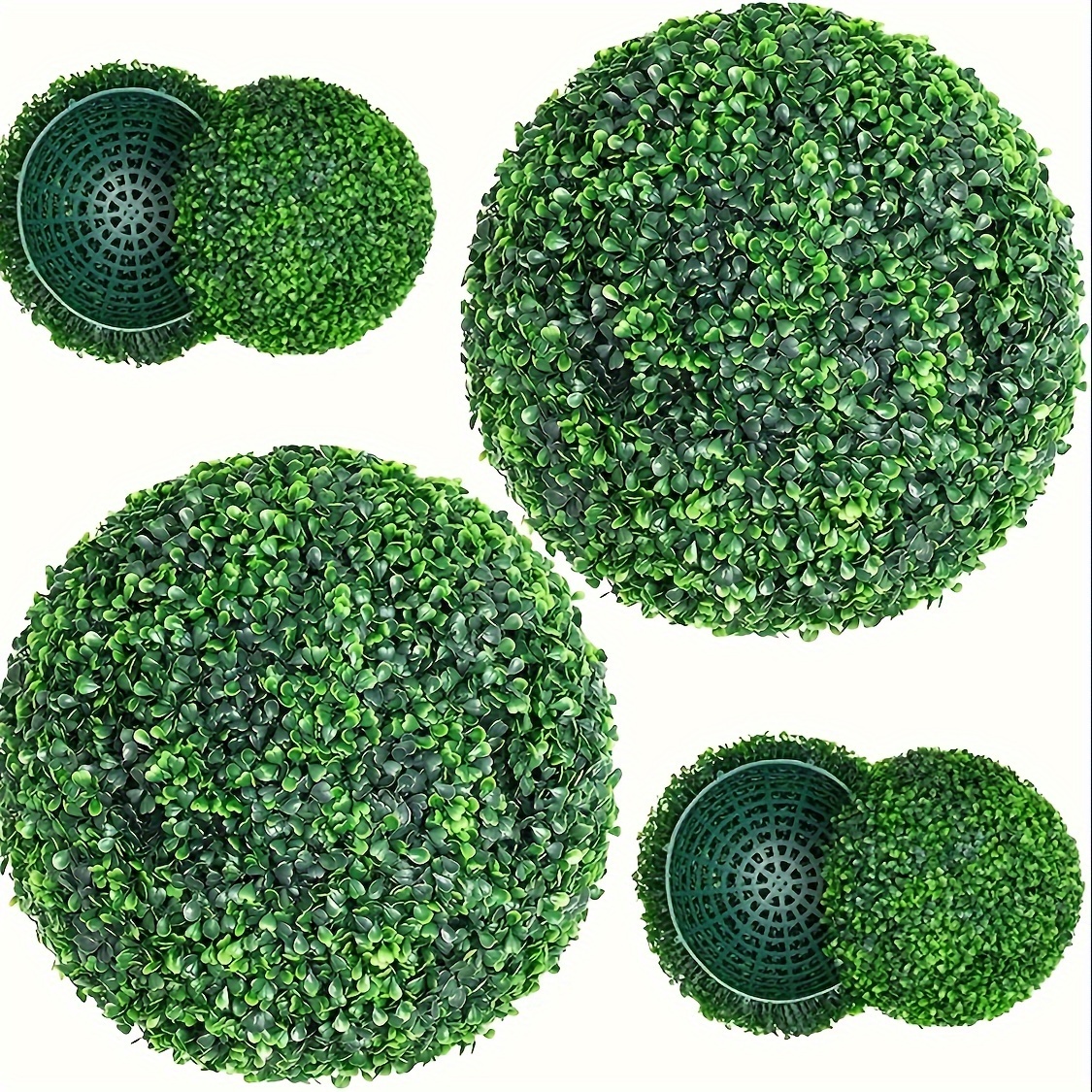 

1pc Artificial Plant Topiary Ball Boxwood Decorative Balls For Backyard, Balcony, Garden, Wedding And Home Decoration And Outdoor