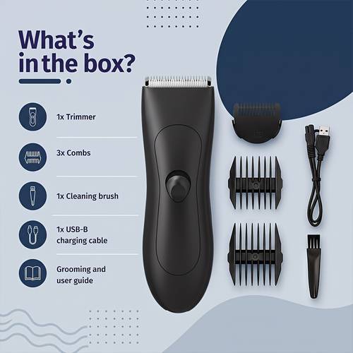 item picture professional body hair trimmer mens body hair trimmer electric razor electric groin and trimmer handles underarm perineum and chest hair replaceable ceramic for mens grooming shaver full