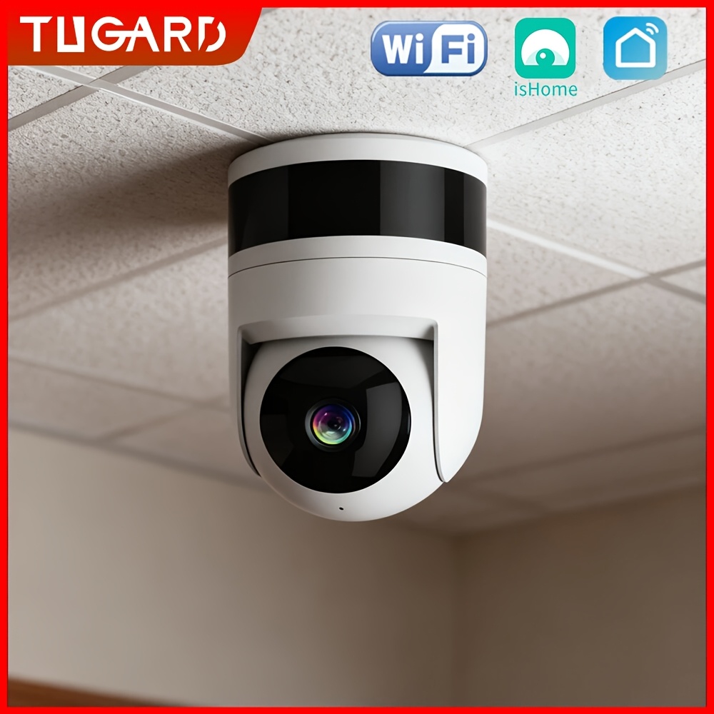 Tugard Security Camera, Hd Camera With Night Vision, Motion Detection, Siren, Storage Support