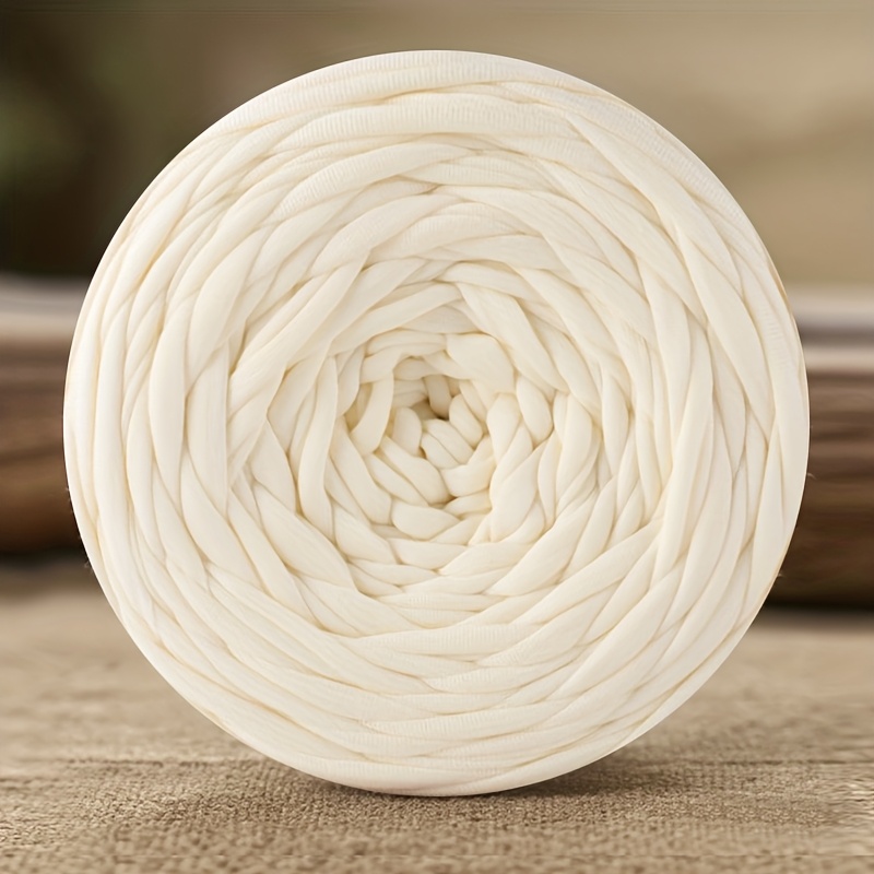 E-shop 1 Rolle von 280g Elastischem Stoffgarn, T-Shirt-Garn, Gewebtes Stoff-Garn für Häkel und DIY Gewebte , Kissen, Handgefertigte Häkel-Projekte,
