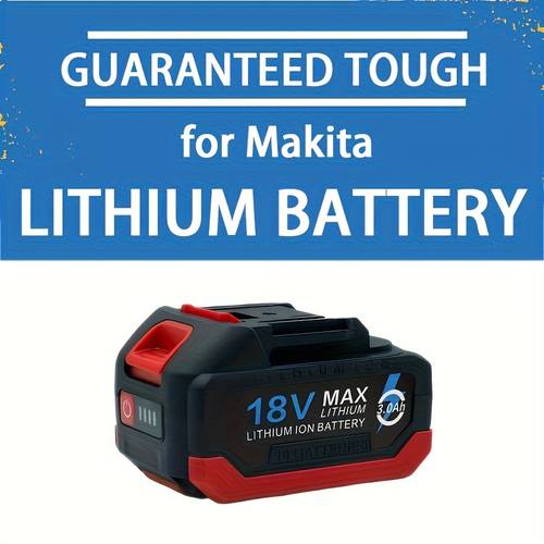 1pc 2pcs 3 0ah 18 volt battery replacement for makita 18v lithium compatible with for makita 18v power tools with led indicator