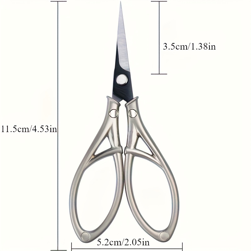 TEMU German Craft Scissors, Embroidery Scissors, Handmade Scissors For Trimming Threads, Large Scissors For -stitching.