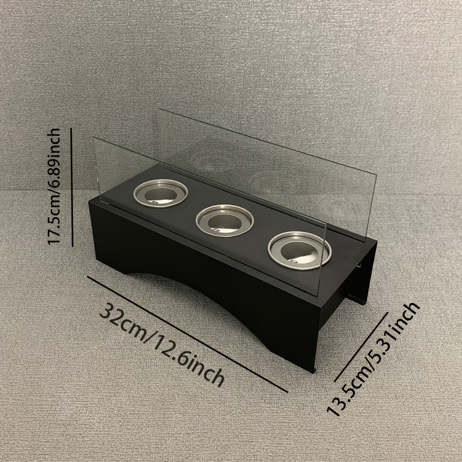 FlameLoom Metal Tabletop Fireplace Burner