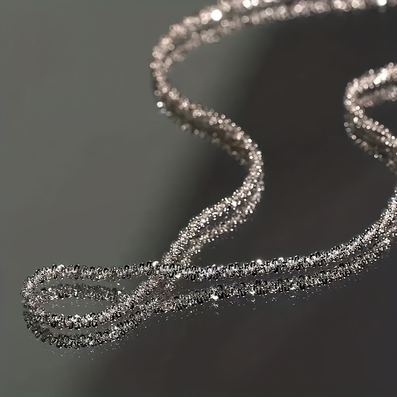 High-Quality Stainless Steel, Sparkling Minimalist Star Necklace for Men and Women - Father's Day Gift, Hot-Selling Trendy Classic Shimmering Celestial Chain