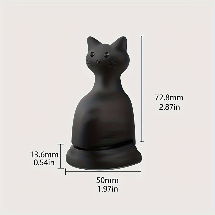 1pc Cat Shape Magnetic Non-punch Door Holder Wind-proof Stop Door Anticollision Door Hardware With Adhesive Sticker
