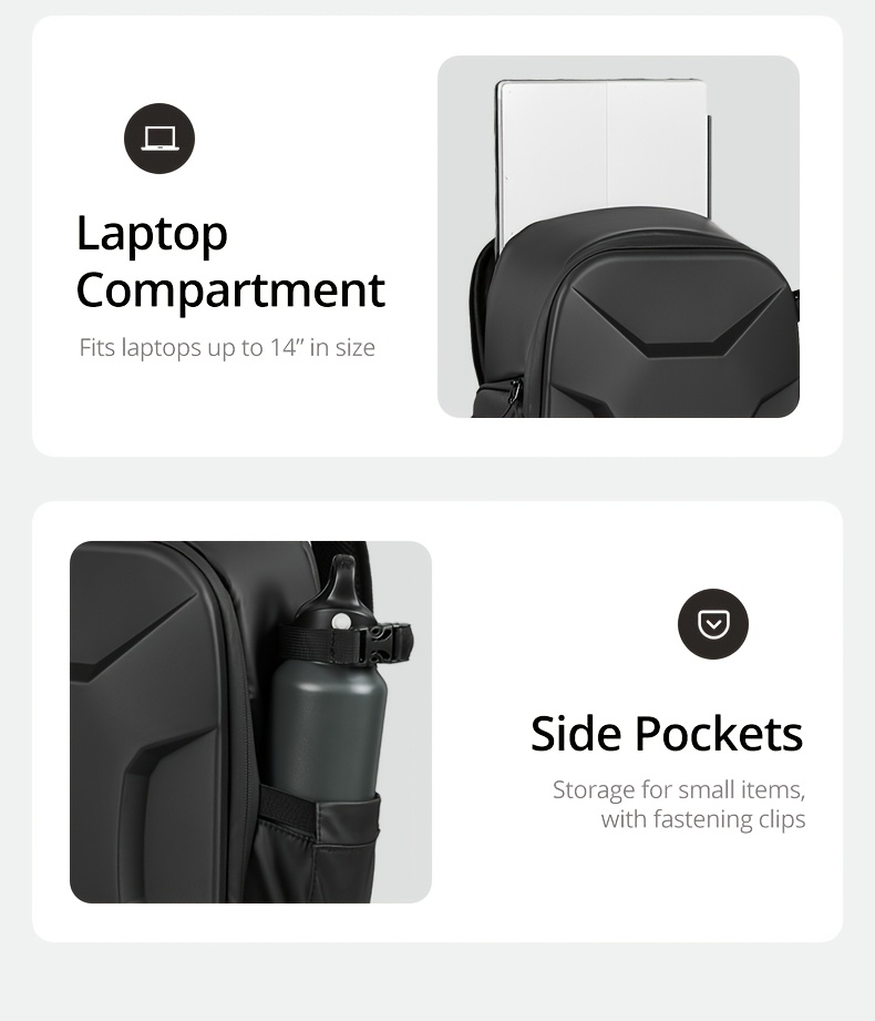   per fotocamera rigido multifunzionale,     da viaggio e campeggio per attività allaperto, borsa portaoggetti quotidiana per fotocamera dslr per   nikon sony   dslr   tele  videocamera | borsa per fotocamera con custodia    -s1 Dettagli dell'articolo 8