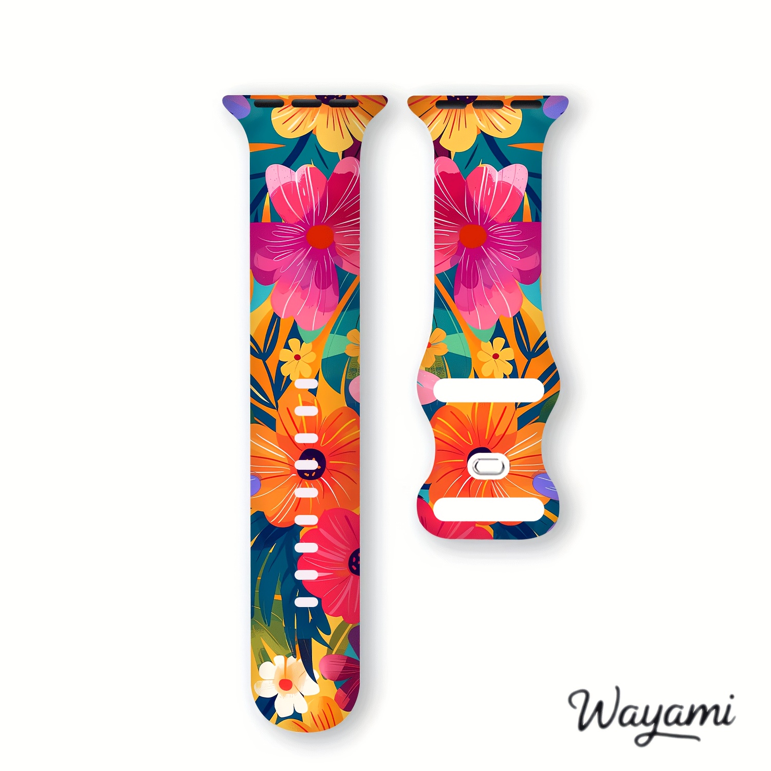TEMU Designed For Watch | For Smartwatch Strap | Fits /2/3/4/5/6/7/8/9/10/11/ultra/se And Sizes 38/40/41/42/44/45/49mm | Colorful Background With
