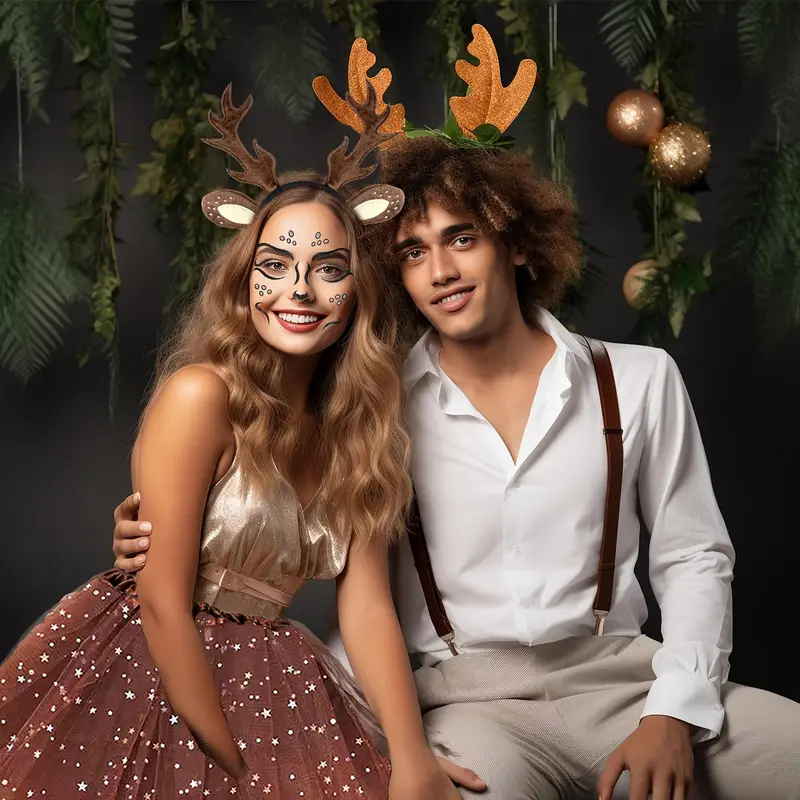 womens deer costume carnival featuring a headband antlers - Temu Cyprus womens deer costume carnival featuring a headband antlers - Temu Cyprus
