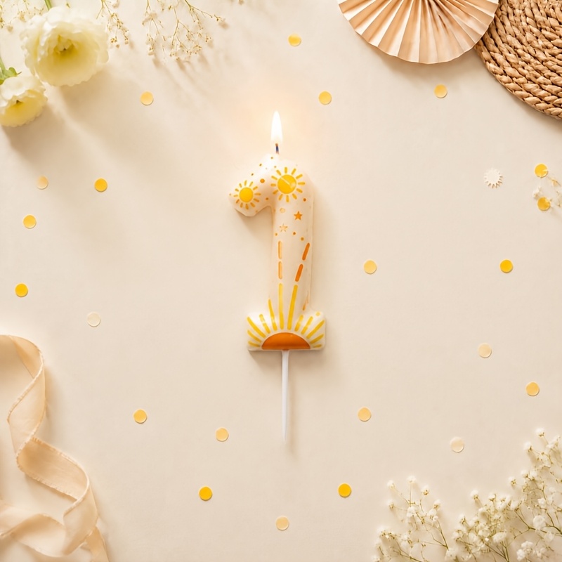 TEMU Vela de , Decoración para Pastel, Suministros para Fiestas Familiares, Vela de , Día, Selección de Número de 0 a 9 piezas, Navidad, Halloween