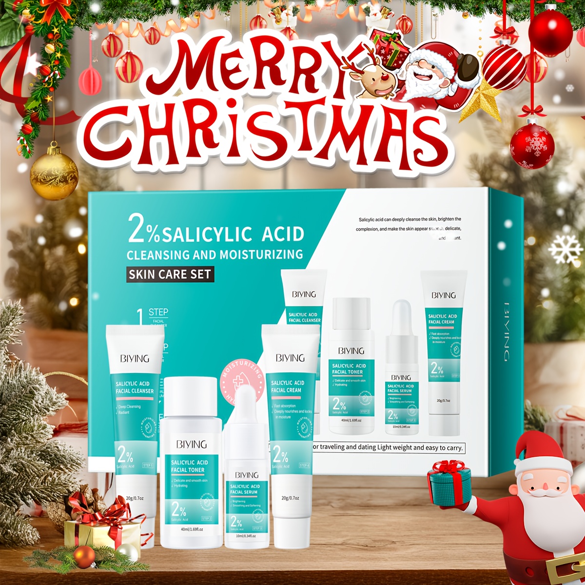 Hautpflege-Geschenkset Für Frauen – Mit Essenz, Augencreme & Gesichtscreme, Feuchtigkeitsspendend