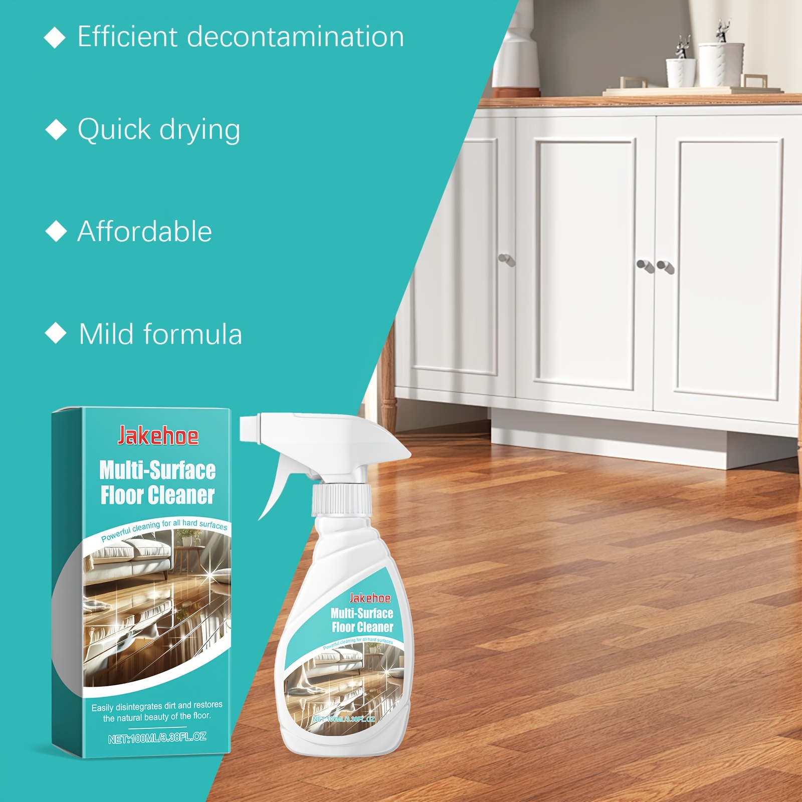 multi surface floor cleaner citric acid no residue liquid formula for   room tiles bathroom powerful stain removal polishing details 11