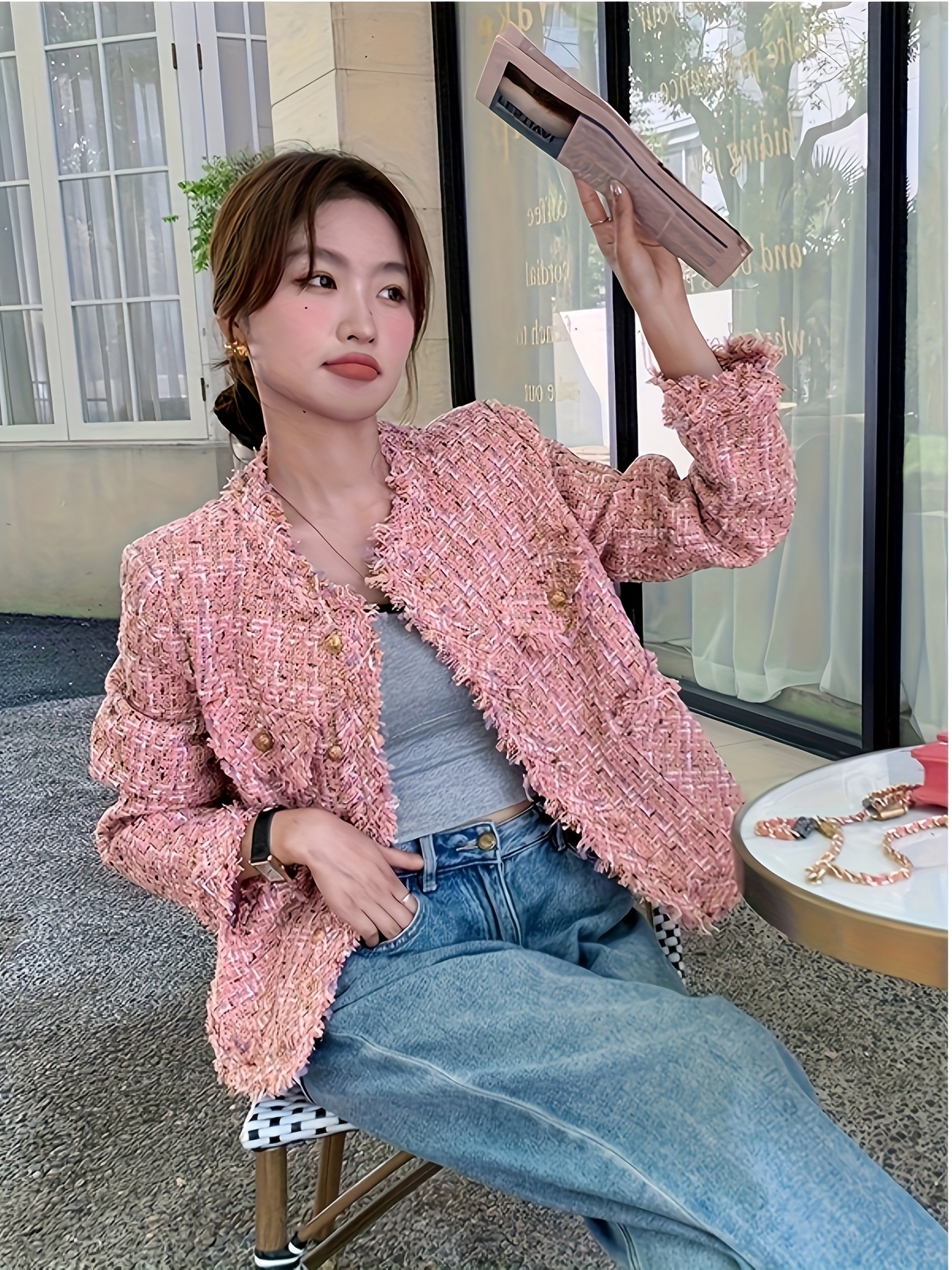 Fancy Dress Cheap Pink Ladies Jacket Ways To Dress Down A Dress // Seattle  Style Blog