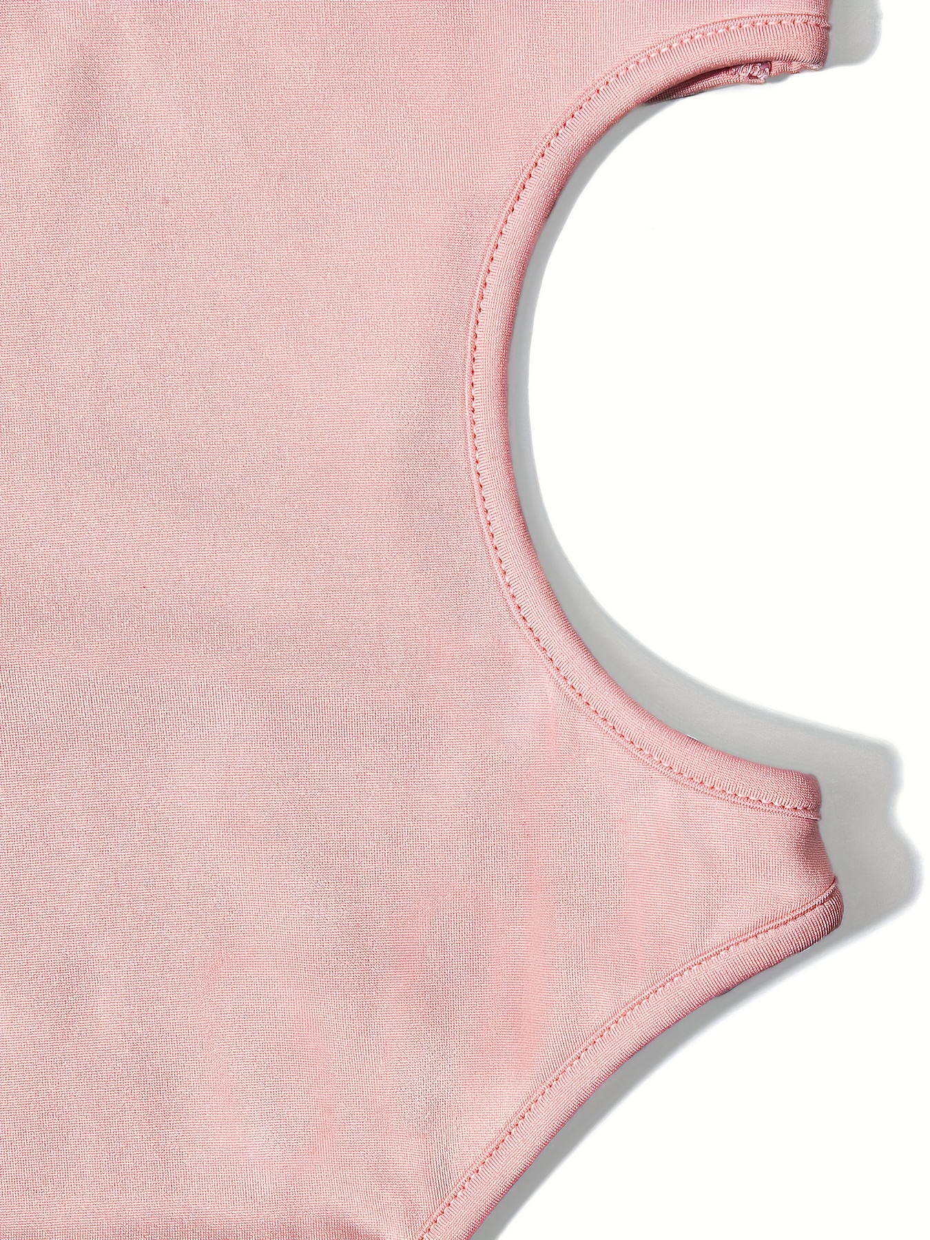 solid cut bodysuit casual long sleeve mock neck - Temu Canada
