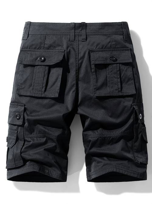 mens streetwear casual sporty versatile shorts with multiple pockets cargo pants 9 x67 belt not included