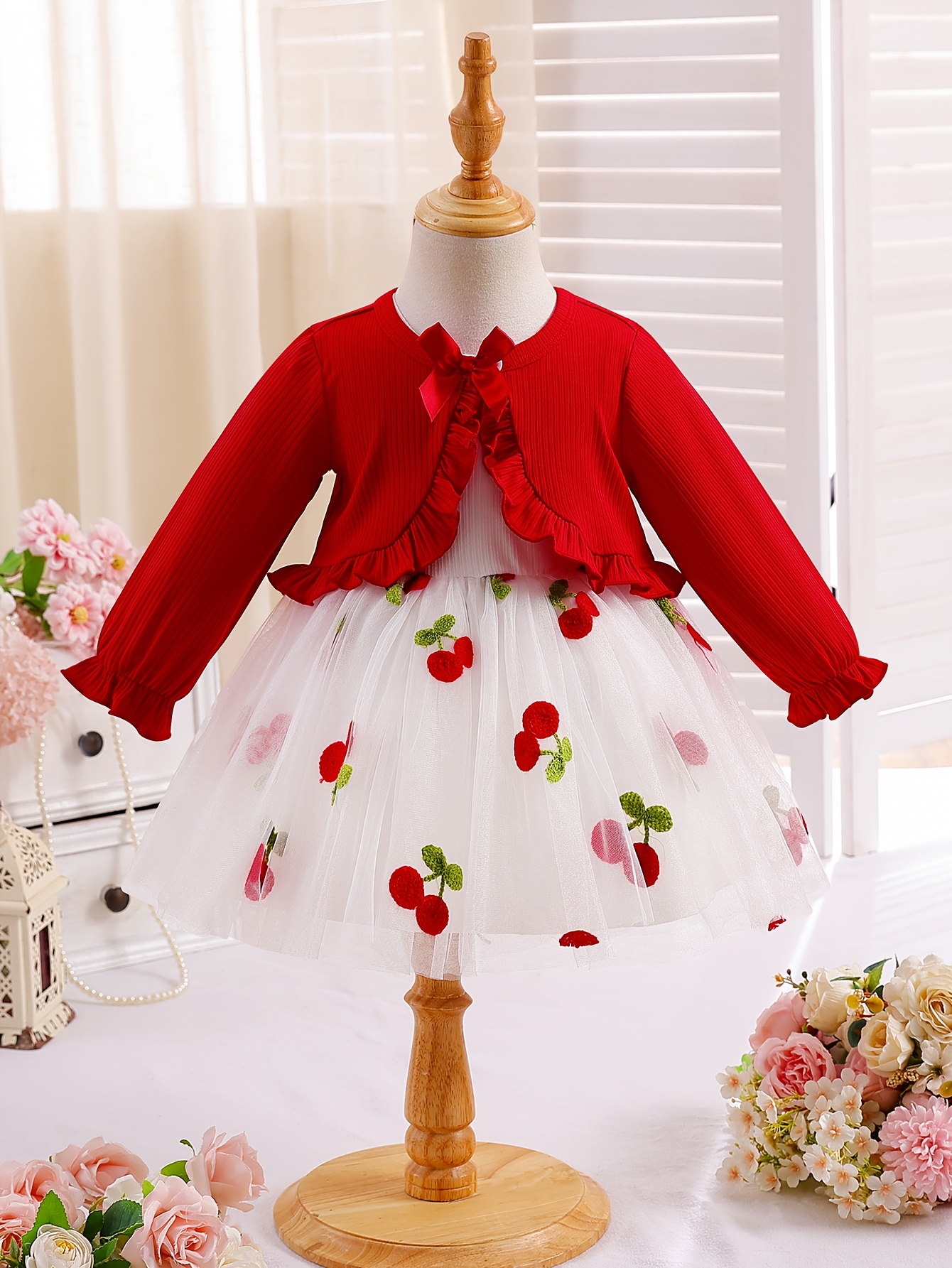 cherry dress baby sold on Temu Canada