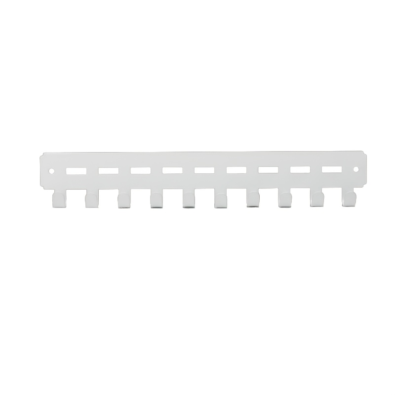 TEMU A Single Minimalist- Wall-mounted Key Holder In And White, With A Hook, , Suitable For Living Room, Bedroom, Office, And As A Holiday Gift.,