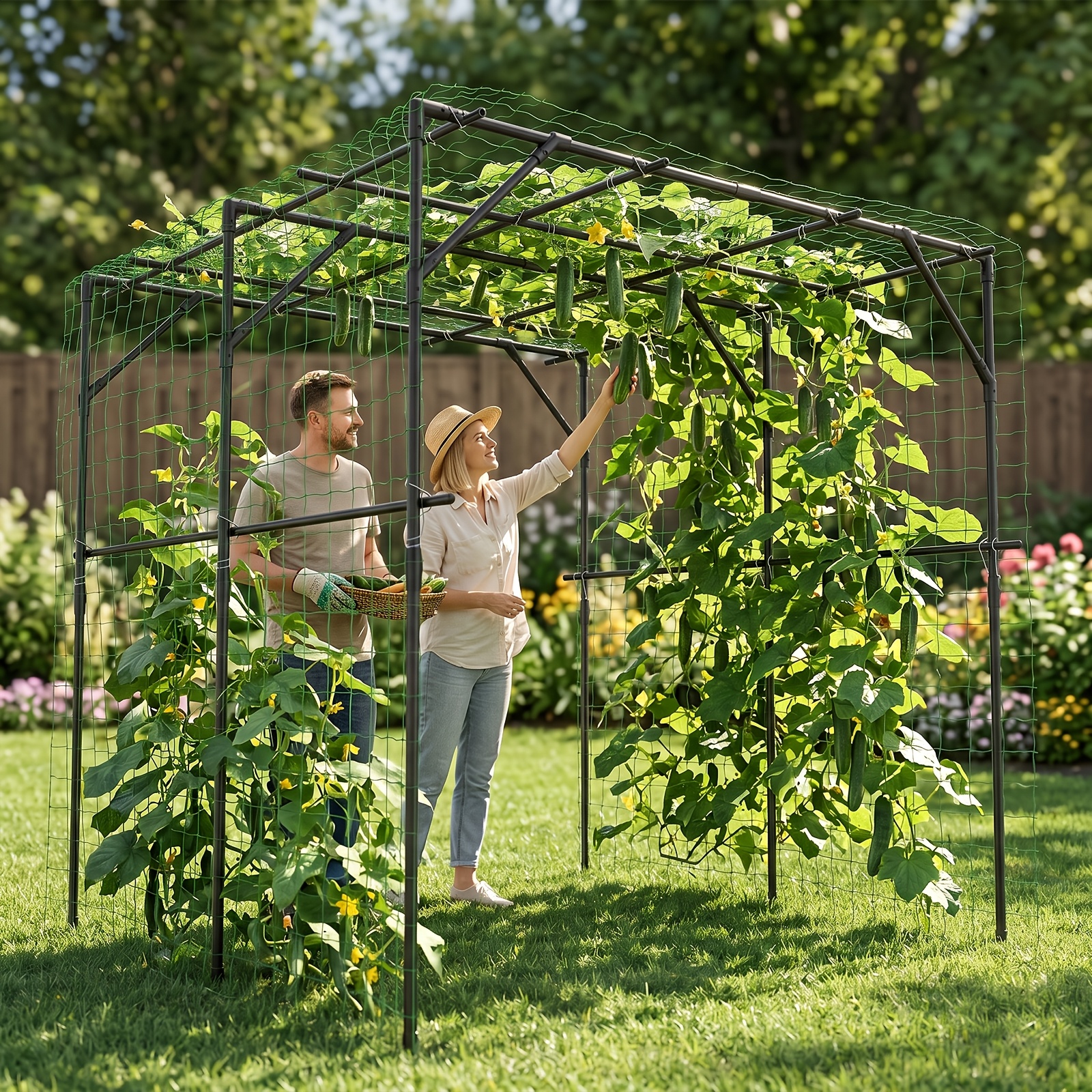 garden trellis for climbing plants sold on Temu United States