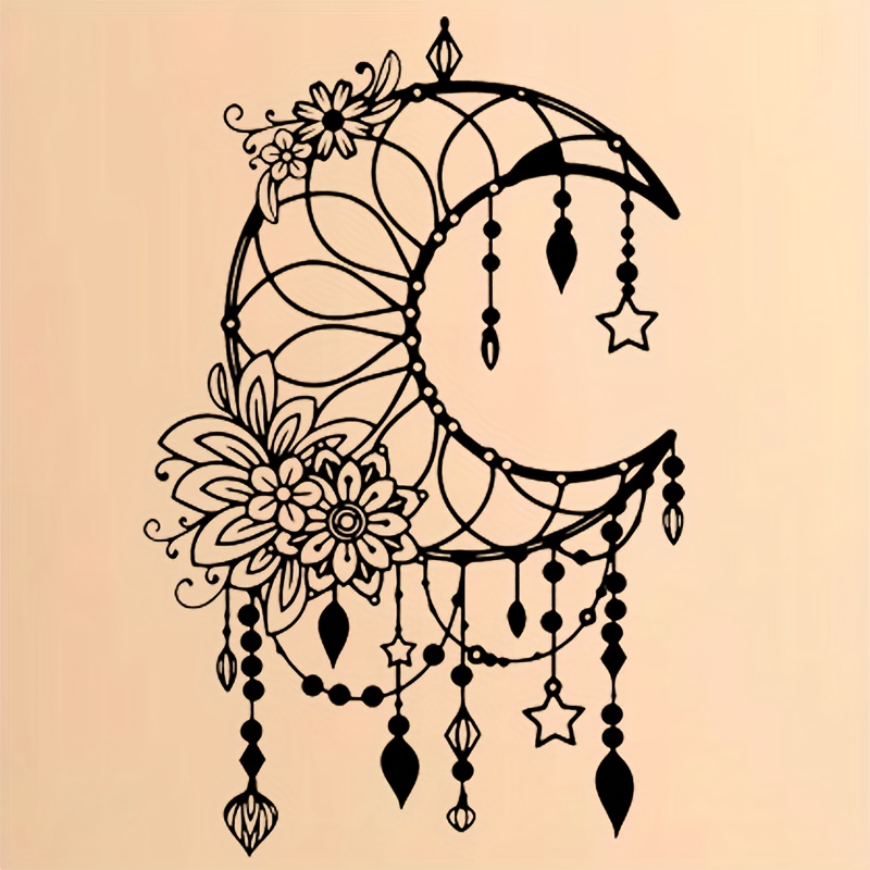 TEMU And Flower Metal Wall Decor - Perfect For Home Decoration Logo Hanging Ideal For Living Room, Bedroom, Terrace, Kitchen, And A Great Housewarming Gift Or Birthday Present