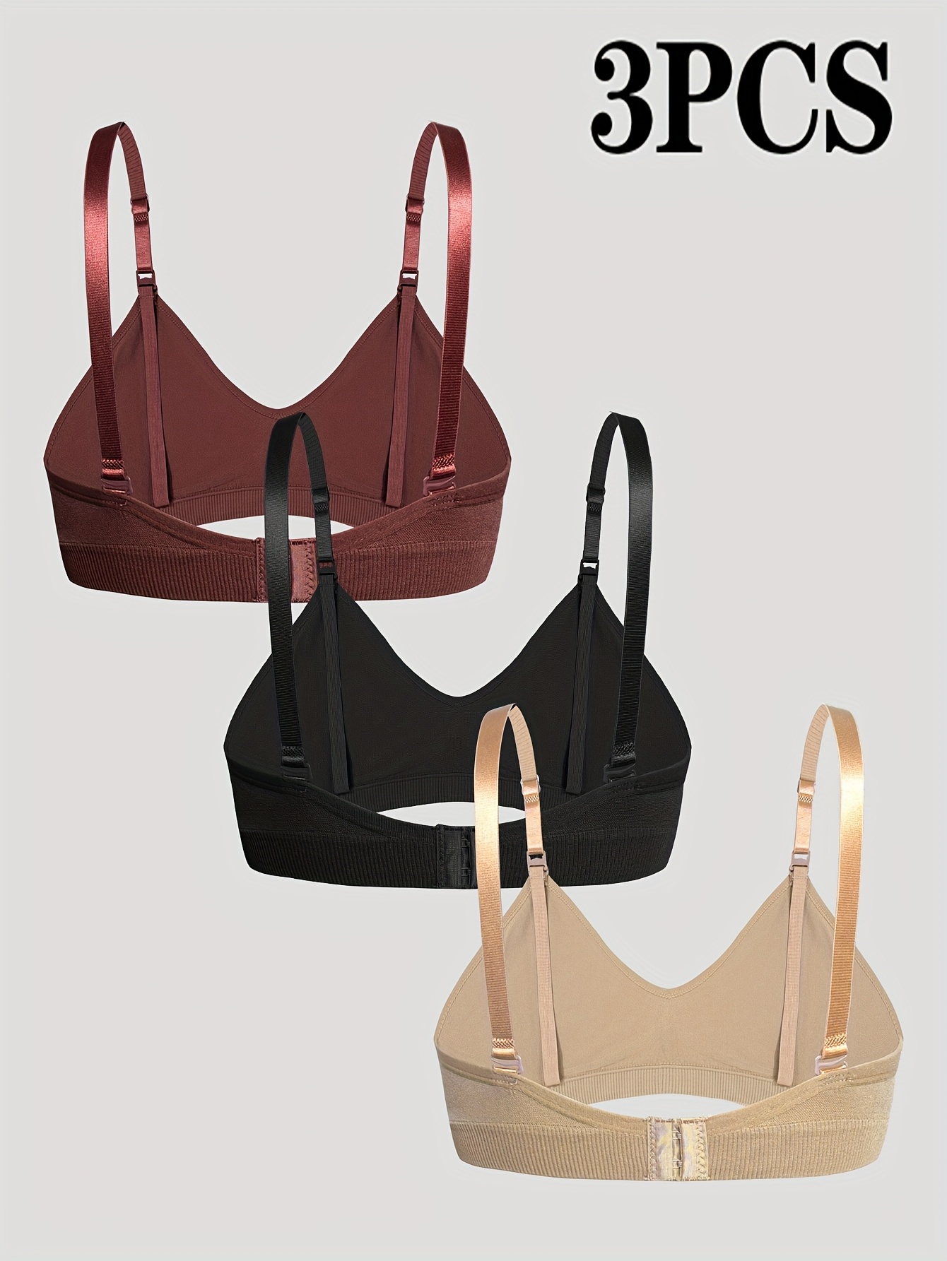 Adjustable Maternity And Nursing Bras for Women, Set of Three