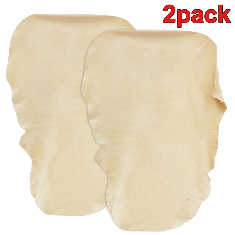 TEMU 2pcs Super Absorbent Chamois Cloth For Car Care Cleaning Wash Rag Absorbent Quick Dry Towels For Kitchen Furniture Glass Cleaning Cloth Towel,