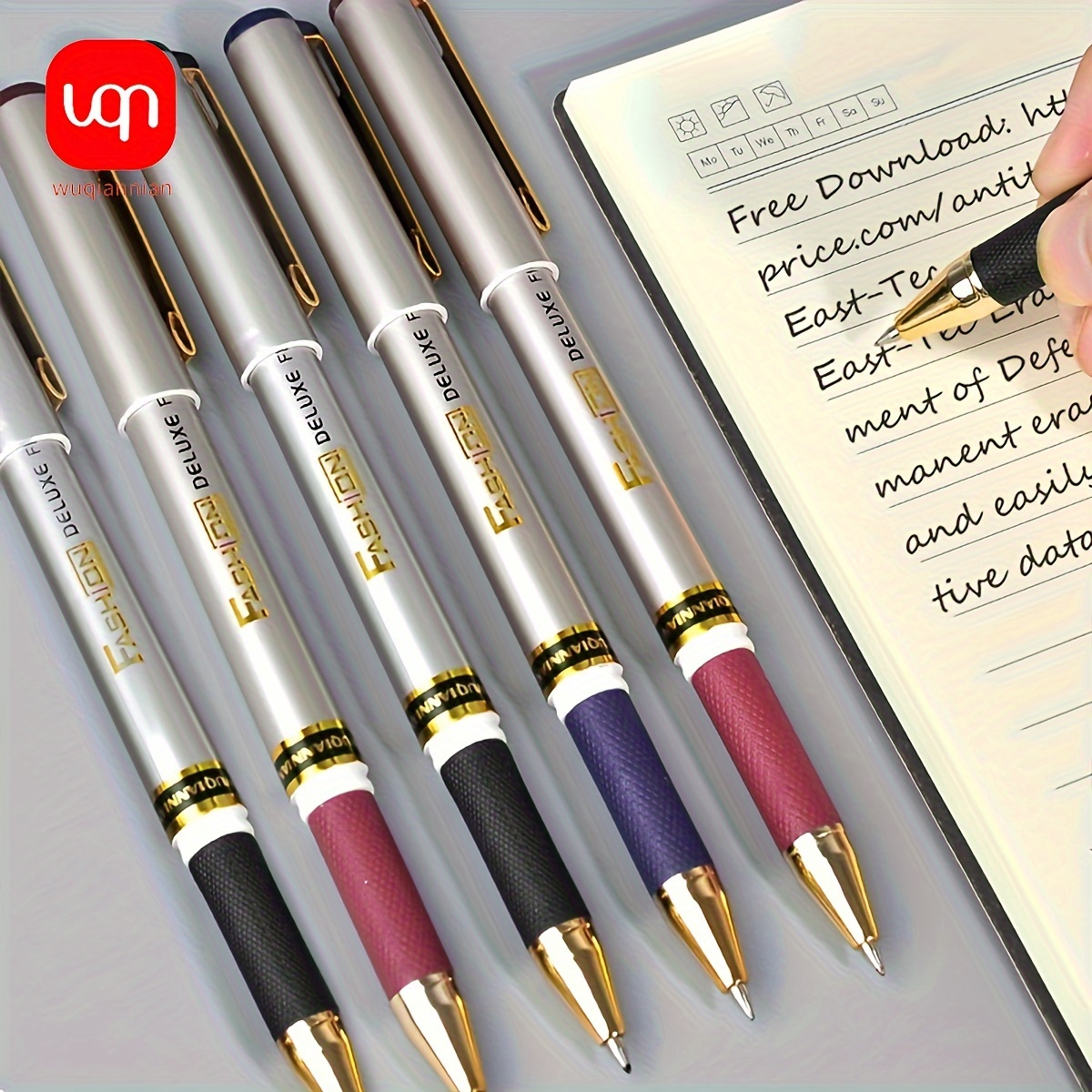 0.35mm Black Gel Ink Pen With Ultra Fine Tip, Ballpoint Pen And Rollerball  Pen, Neutral Pen, Suitable For Office And School Stationery (12pcs)