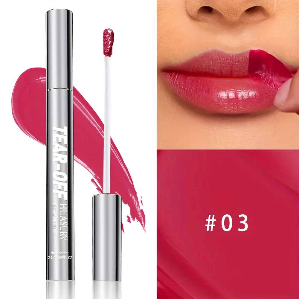 HUASURV Lip Glaze for Highly Pigmented & Moisturizing Finish