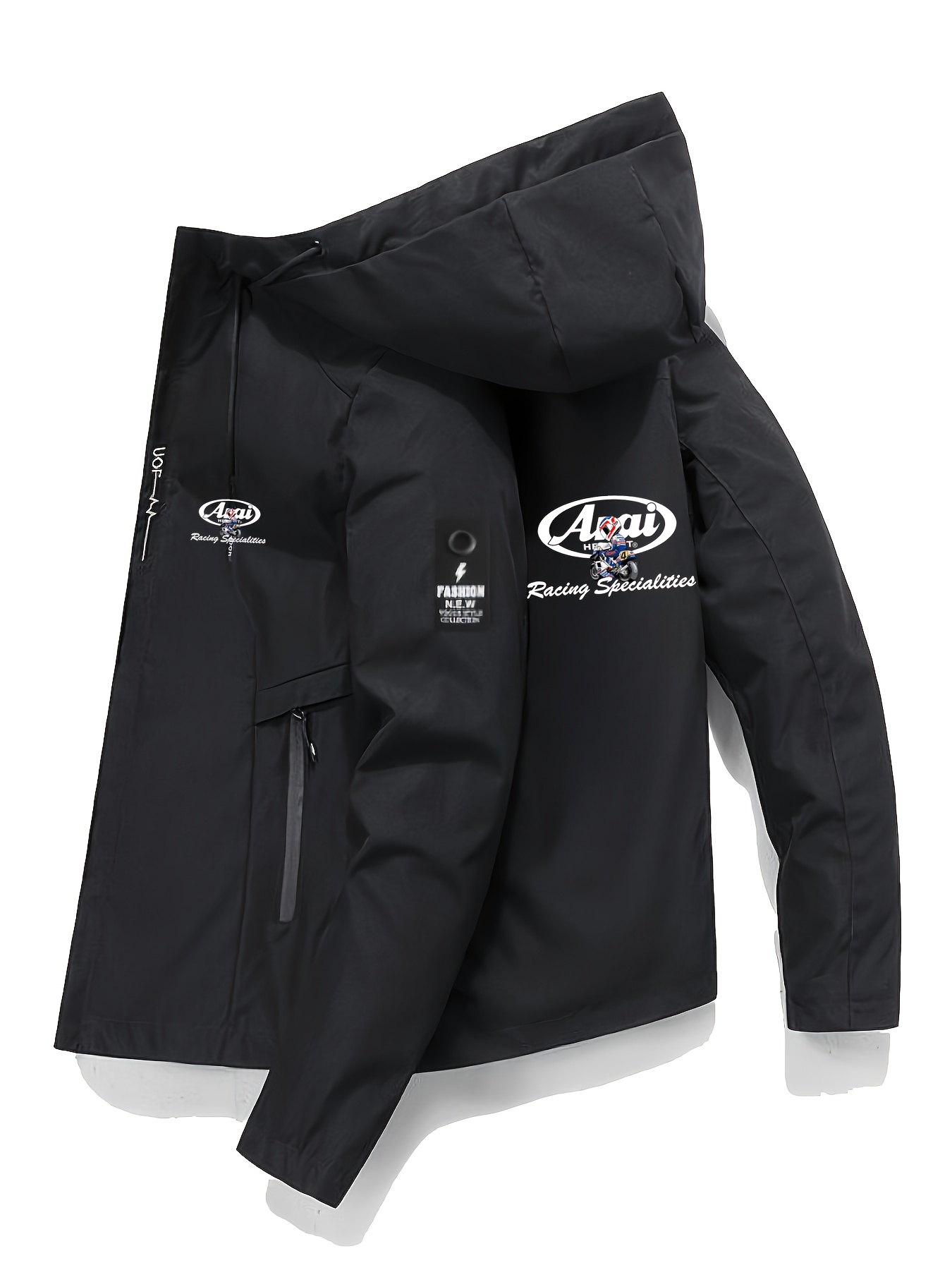 2025 neue herren motorrad print hoodie jacke leichtes Temu Germany