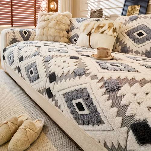item picture a thickened plush sofa from pet friendly fabric featuring a non slip and machine washable protective cover suitable for home decor in offices bedrooms living rooms and more