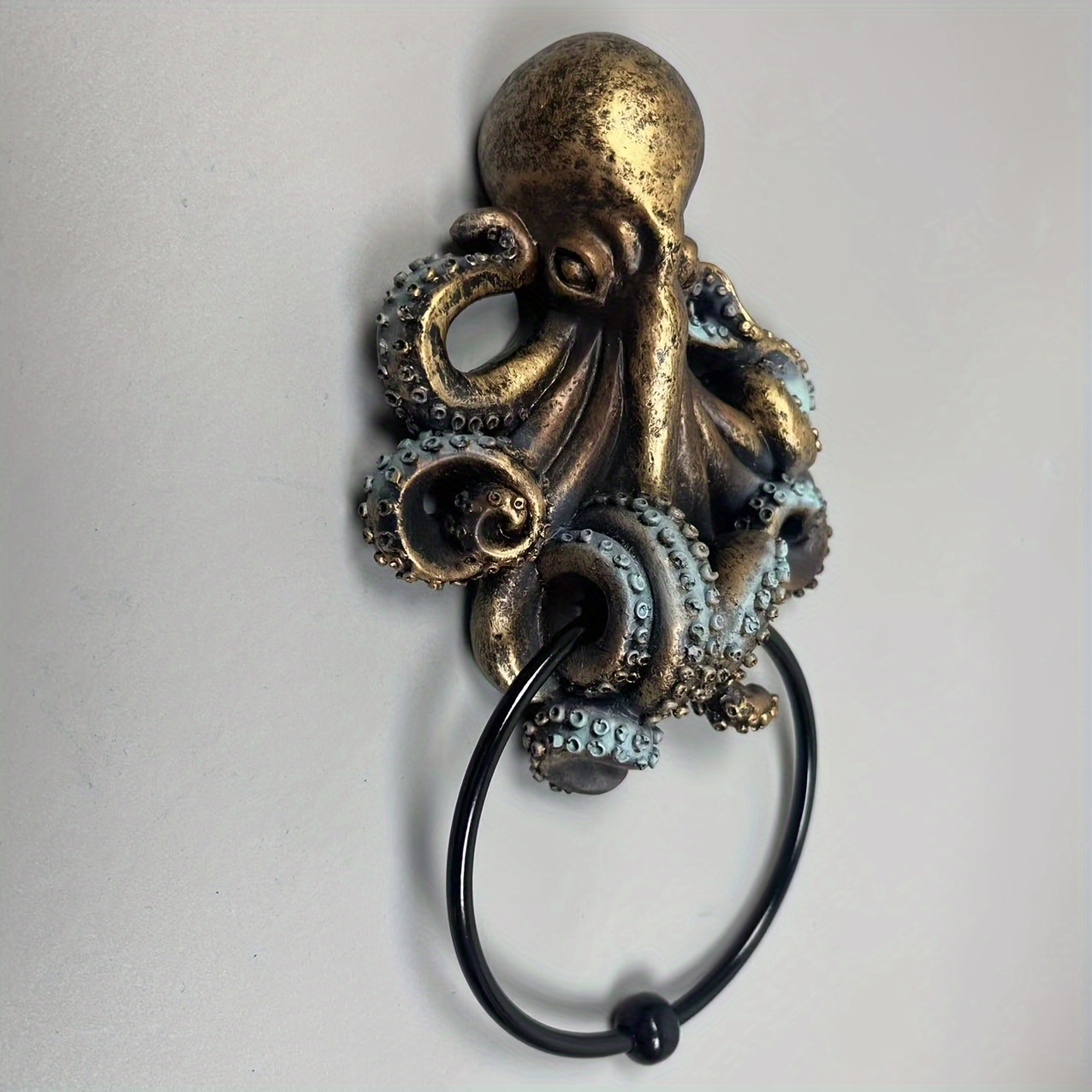 Unique Octopus - Resin, Wall-mounted Outdoor Decor For Halloween &