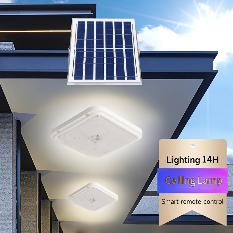 FabStyl Solar Shed Light, Solar Pendant Light Indoor Outdoor otion