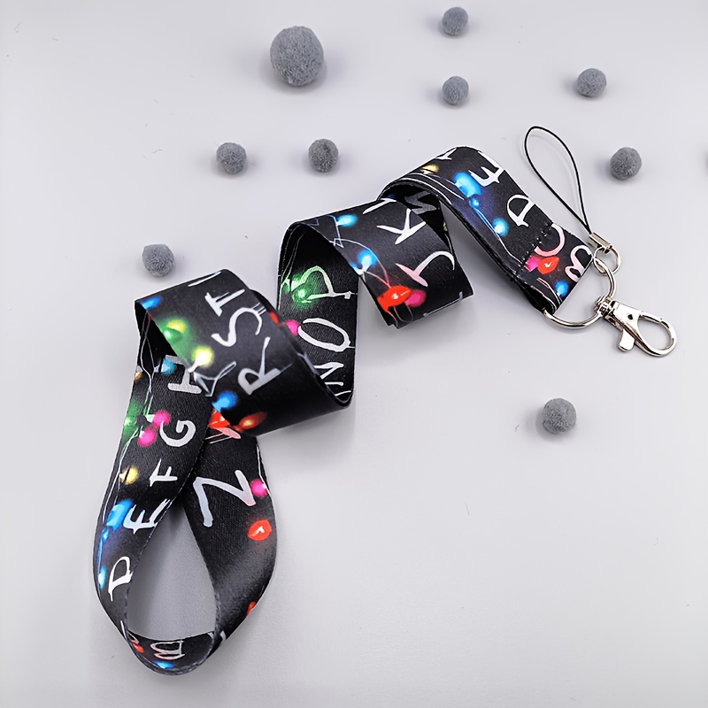 E-shop Ein stilvoller, personalisierter und lustiger leuchtender Alphabet-Licht-Schlüsselanhänger, Damen-Schlüsselanhänger-Halsband, langes